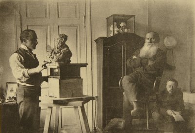 Leo Tolstoy and the Sculptor Prince Paolo Troubetzkoy by Sophia Andreevna Tolstaya